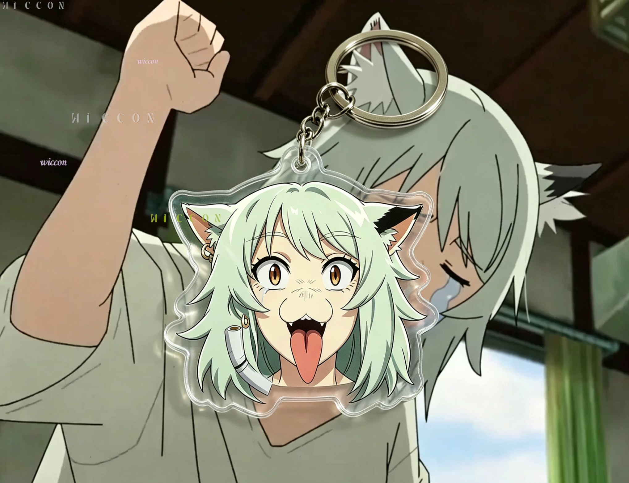 Chainsmoker Cat Keychain Yanik - Anime Tote Bag review and price