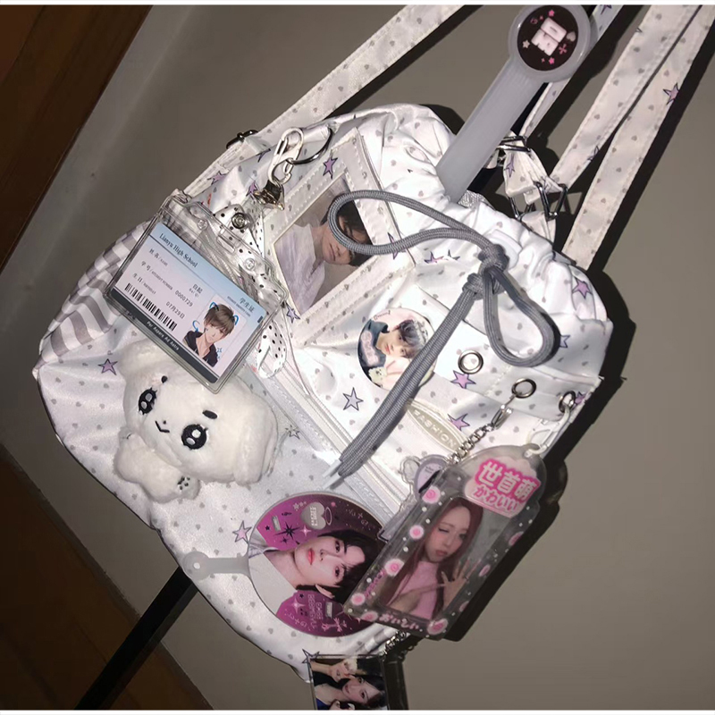 Harajuku Ita Bag,Polka Dot Dra - Anime Tote Bag review and price