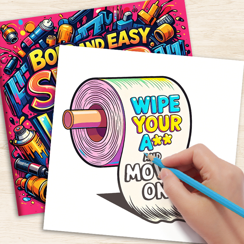 Adult Coloring Book with Witty - Art Book Illustration review and price