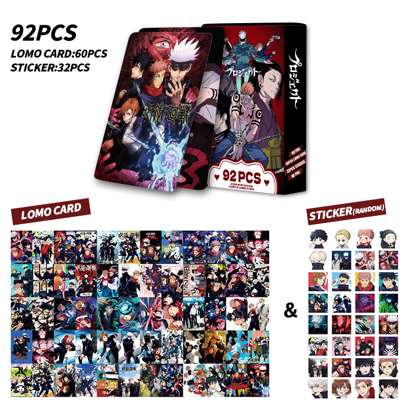 92 Pcs Cards Jujutsu Kaisen Do - Anime Merchandise In Japan review and price