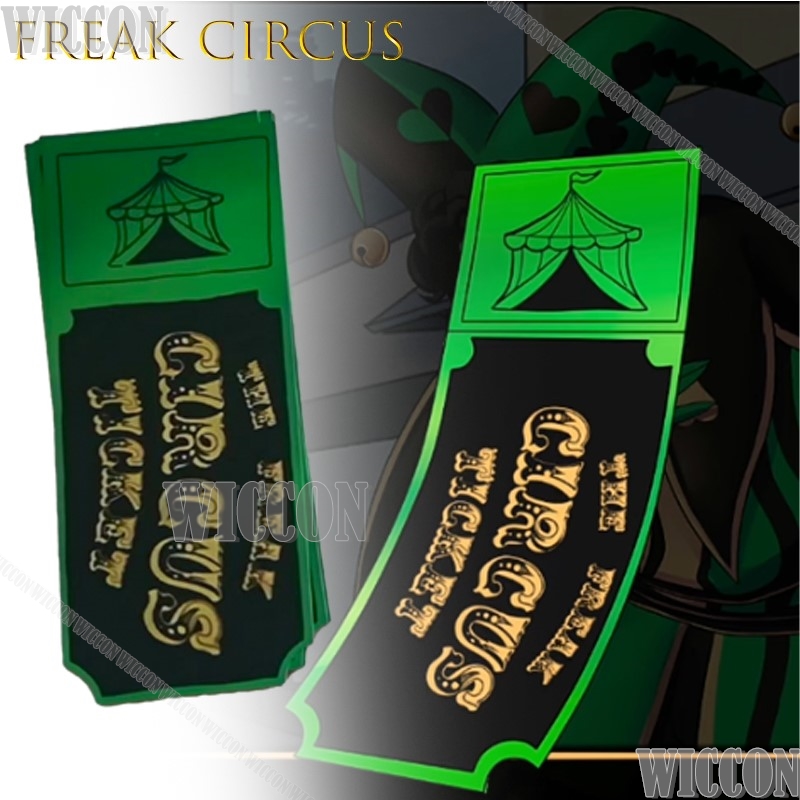 Freak Circus Ticket Card Red G - Anime Merchandise Europe review and price