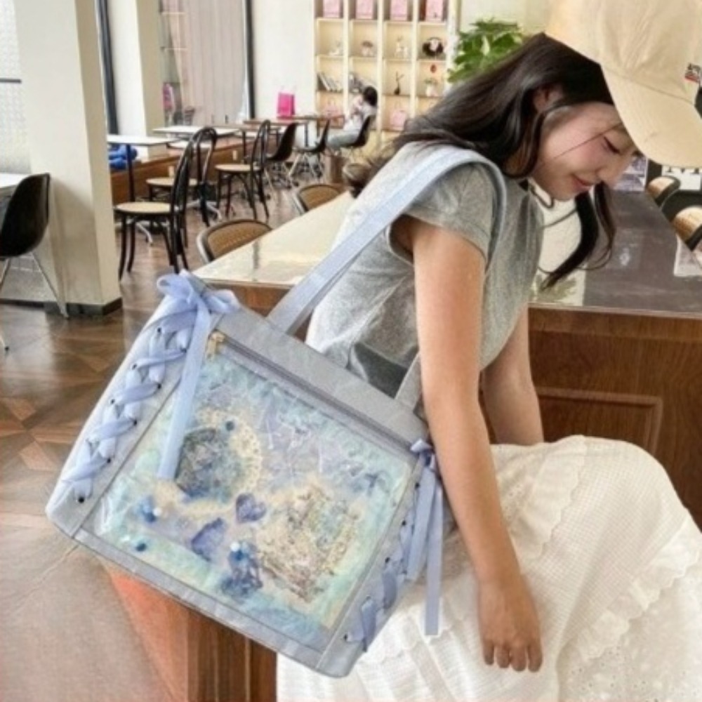 Versatile Fashion Ribbon Itaba - Anime Tote Bag review and price