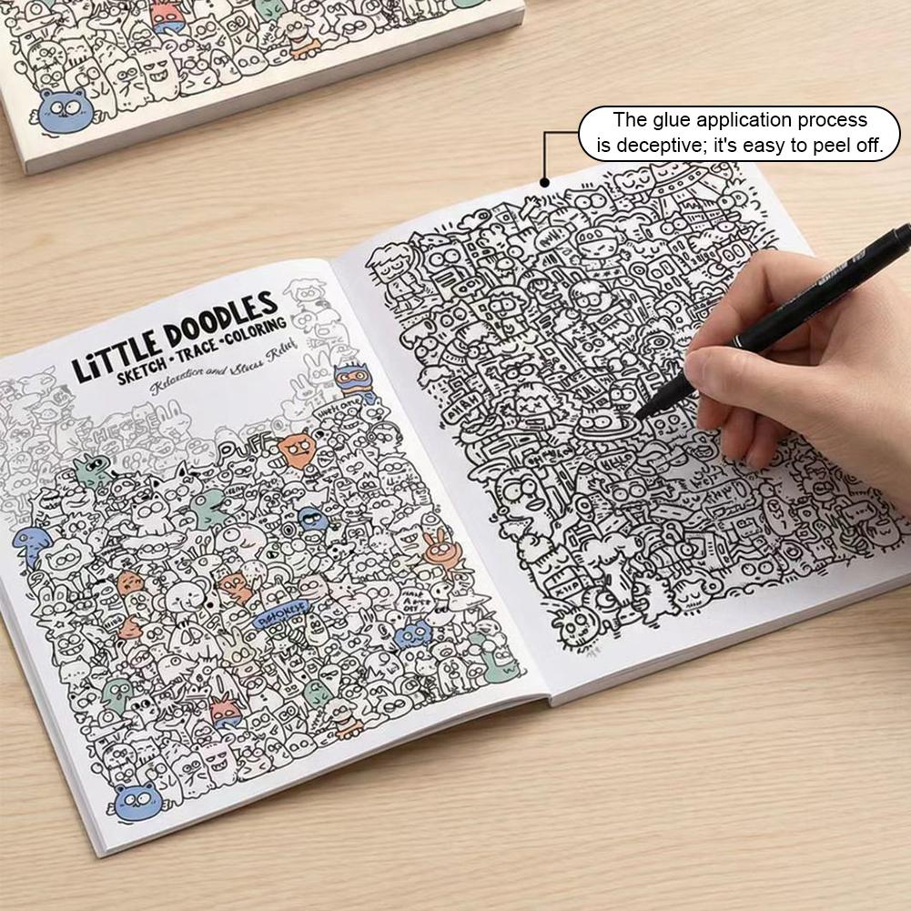 Little Doodles Coloring Book P - Art Book Illustration review and price